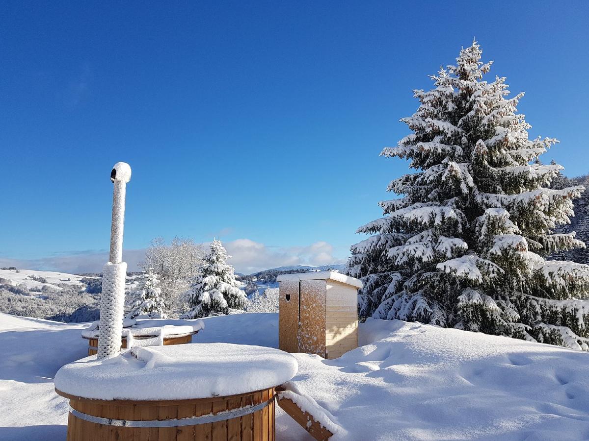 Village Tipi La Féclaz Exteriör bild