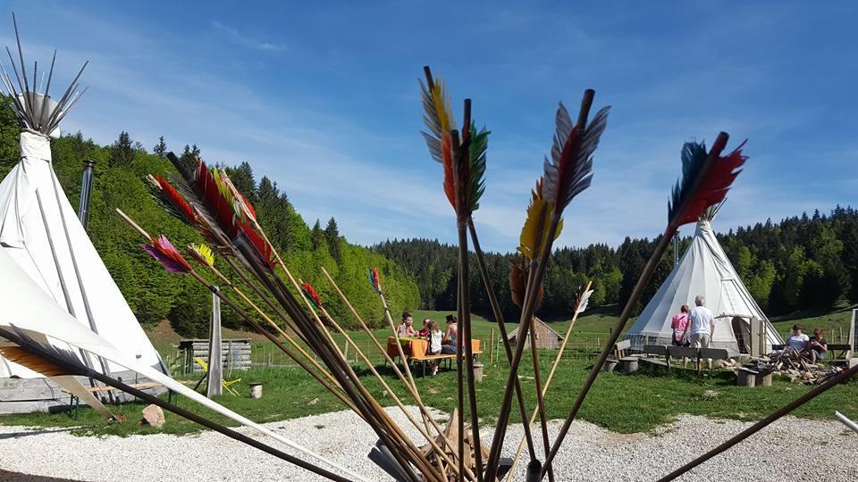 Village Tipi La Féclaz Exteriör bild