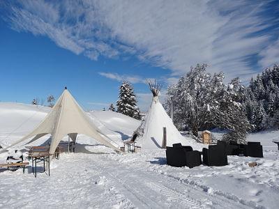 Village Tipi La Féclaz Exteriör bild